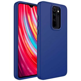 Zore Xiaomi Redmi Note 8 Pro Metal Çerçeve Buton Tasarımlı Silikon Luna Kapak Kılıf