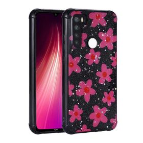 Zore Xiaomi Redmi Note 8 Simli Desenli Kamera Korumalı Parlak Popy Kapak Kılıf