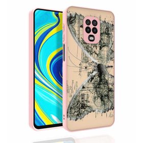 Zore Xiaomi Redmi Note 9 Pro Desenli Kamera Korumalı Parlak Nora Kapak Kılıf