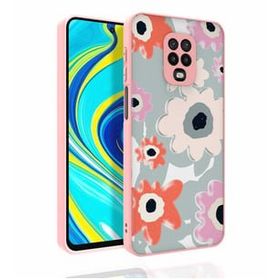 Zore Xiaomi Redmi Note 9 Pro Desenli Kamera Korumalı Parlak Nora Kapak Kılıf
