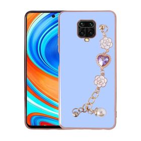 Zore Xiaomi Redmi Note 9 Pro Kılıf El Tutamaçlı Kamera Korumalı Taka Silikon Kapak - Rose Gold Kılıf
