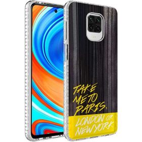 Zore Xiaomi Redmi Note 9S Airbag Kenarlı Renkli Desenli Silikon Elegans Kapak Kılıf