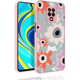 Zore Xiaomi Redmi Note 9s Desenli Kamera Korumalı Parlak Nora Kapak Kılıf