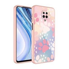 Zore Xiaomi Redmi Note 9S Kamera Korumalı Desenli Sert Silikon Epoksi Kapak Kılıf