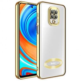 Zore Xiaomi Redmi Note 9s Kamera Korumalı Logo Gösteren Omega Kapak Kılıf