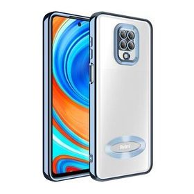 Zore Xiaomi Redmi Note 9s Kamera Korumalı Logo Gösteren Omega Kapak Kılıf