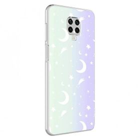Zore Xiaomi Redmi Note 9s M-Blue Kapak Desenli Kılıf