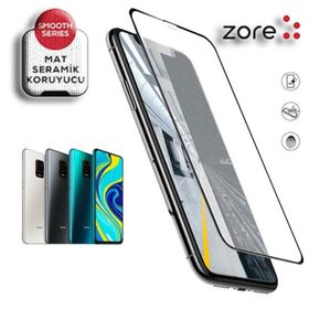 Zore Xiaomi Redmi Note 9S Mat Seramik Ekran Koruyucu