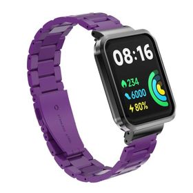 Zore Xiaomi Redmi Watch 2 Lite Zore KRD-60 Mor Metal Kordon