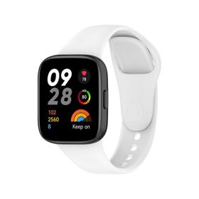 Zore Xiaomi Redmi Watch 3 KRD-81 Beyaz Silikon Kordon