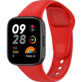 Zore Xiaomi Redmi Watch 3 KRD-81 Kırmızı Silikon Kordon