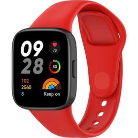 Zore Xiaomi Redmi Watch 3 KRD-81 Kırmızı Silikon Kordon