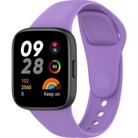 Zore Xiaomi Redmi Watch 3 KRD-81 Lila Silikon Kordon
