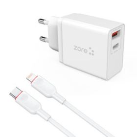 ​Zore XMac Serisi ZR-X2 PD To Lightning 2'in 1 Şarj Seti