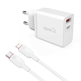 ​Zore XMac Serisi ZR-X2 PD To Lightning 2'in 1 Şarj Seti