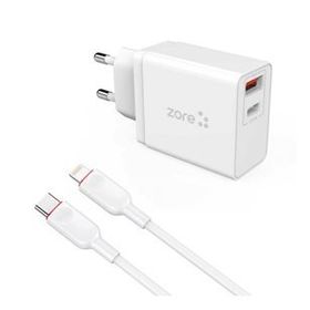 ​Zore XMac Serisi ZR-X2 PD To Lightning 2'in 1 Şarj Seti