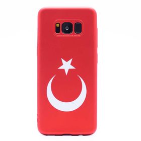 Zore ZO_T4783 Samsung Galaxy S8 Plus Bayrak Arka Kapak Koruma Silikon Kılıf