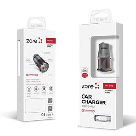 Zore ZR-C304Q Type-C Araç Şarj Seti