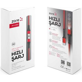 Zore ZR-LC961 Kırmızı PD To Lightning Kablo