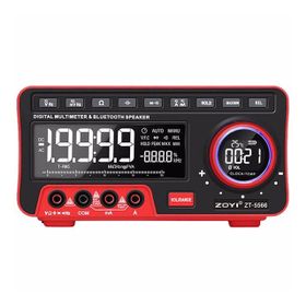 Zoyi ZT-5566 Dijital Ekranlı Masaüstü Multimetre Bluetooth Hoparlör Ölçü Aleti