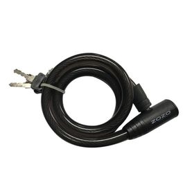 Zozo 12x800 mm Siyah Anahtarlı Bisiklet Kilidi