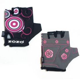 Zozo 6-8 Yaş Pembe Çocuk Bisiklet Eldiveni