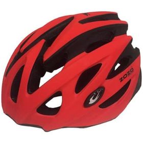 Zozo MV29 Kırmızı/Siyah Işıklı Unisex Kask