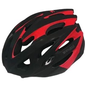 Zozo MV29 Siyah/Kırmızı Işıklı Unisex Kask