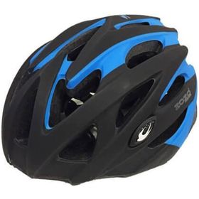 Zozo MV29 Siyah/Mavi Işıklı Unisex Kask