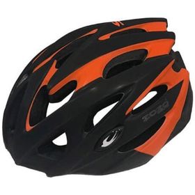Zozo MV29 Siyah/Turuncu Işıklı Unisex Kask
