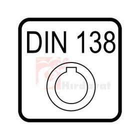 ZPS-FN DIN 138 80x10 mm 22 Göbek Kanal Freze