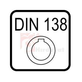 ZPS-FN DIN 138 80x10 mm 22 Göbek Kanal Freze