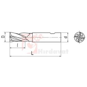 ZPS-FN DIN 844 Uzun Parmak 4 mm Freze