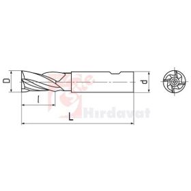 ZPS-FN DIN 844 Uzun Parmak 8 mm Freze