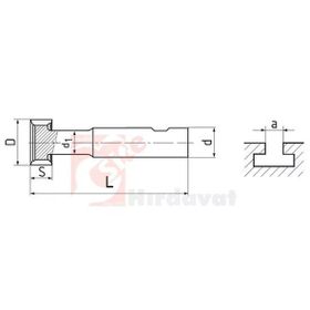 ZPS-FN DIN 850 T-Yarık 7.5x1.5 mm Freze