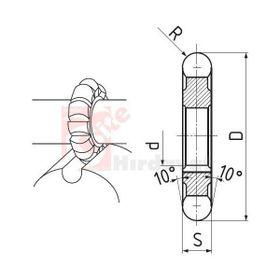 ZPS-FN DIN 856 R12.5 Konveks Dış Bükey Freze