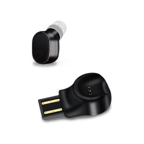 ZSZH Lesiri X12 Siyah USB Manyetik Şarj Mini Bluetooth Kulaklık