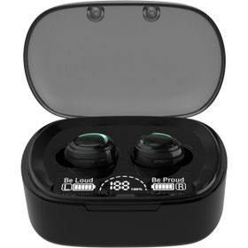 ZSZH MD06 Siyah Tws Wiress Touch Dijital Ekran Bluetooth Kulaklık