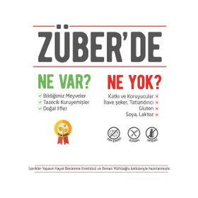 Züber 12x45 gr Fıstık Ezmeli Yüksek Protein Bar