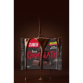 Züber 42 gr Bitter Çikolata (6 adet)