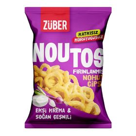 Züber 55 gr Ekşi Krema ve Soğanlı Noutos Nohut Cipsi