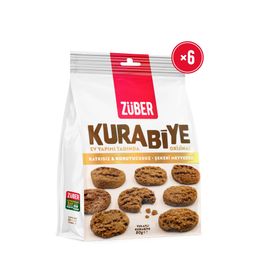 Züber Ev Yapımı Tadında 80 gr Orjinal Yulaflı Kurabiye (6 adet)
