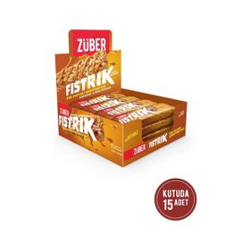 Züber Fıstrık 30 gr Yer Fıstıklı Kuruyemiş Bar (15 adet)