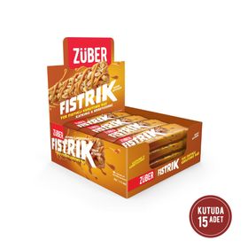 Züber Fıstrık 30 gr Yer Fıstıklı Kuruyemiş Bar (15 adet)
