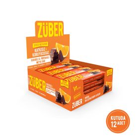 Züber Kakaolu ve Portakallı 40 gr Meyve Bar (12 adet)