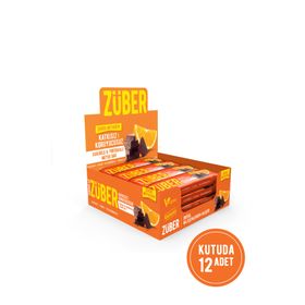Züber Kakaolu ve Portakallı 40 gr Meyve Bar (12 adet)
