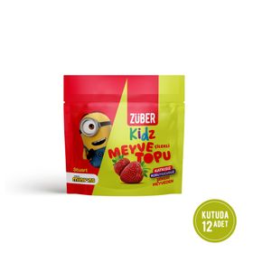 Züber Kidz Çilekli 42 gr Meyve Topu (12 adet)