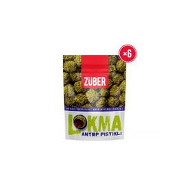 Züber Lokma Antep Fıstıklı 96 gr Meyve Topu (6 adet)