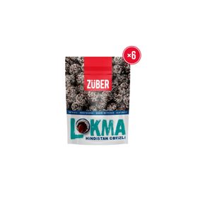 Züber Lokma Hindistan Cevizli 96 gr Meyve Topu (6 adet)
