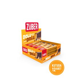 Züber Yer Fıstığı Ezmeli 30 gr Dolu Dolu Meyve Bar (12 adet)